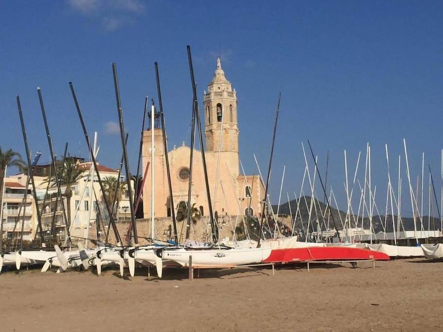 Sitges In Centrum Close To The Beach Luaran gambar